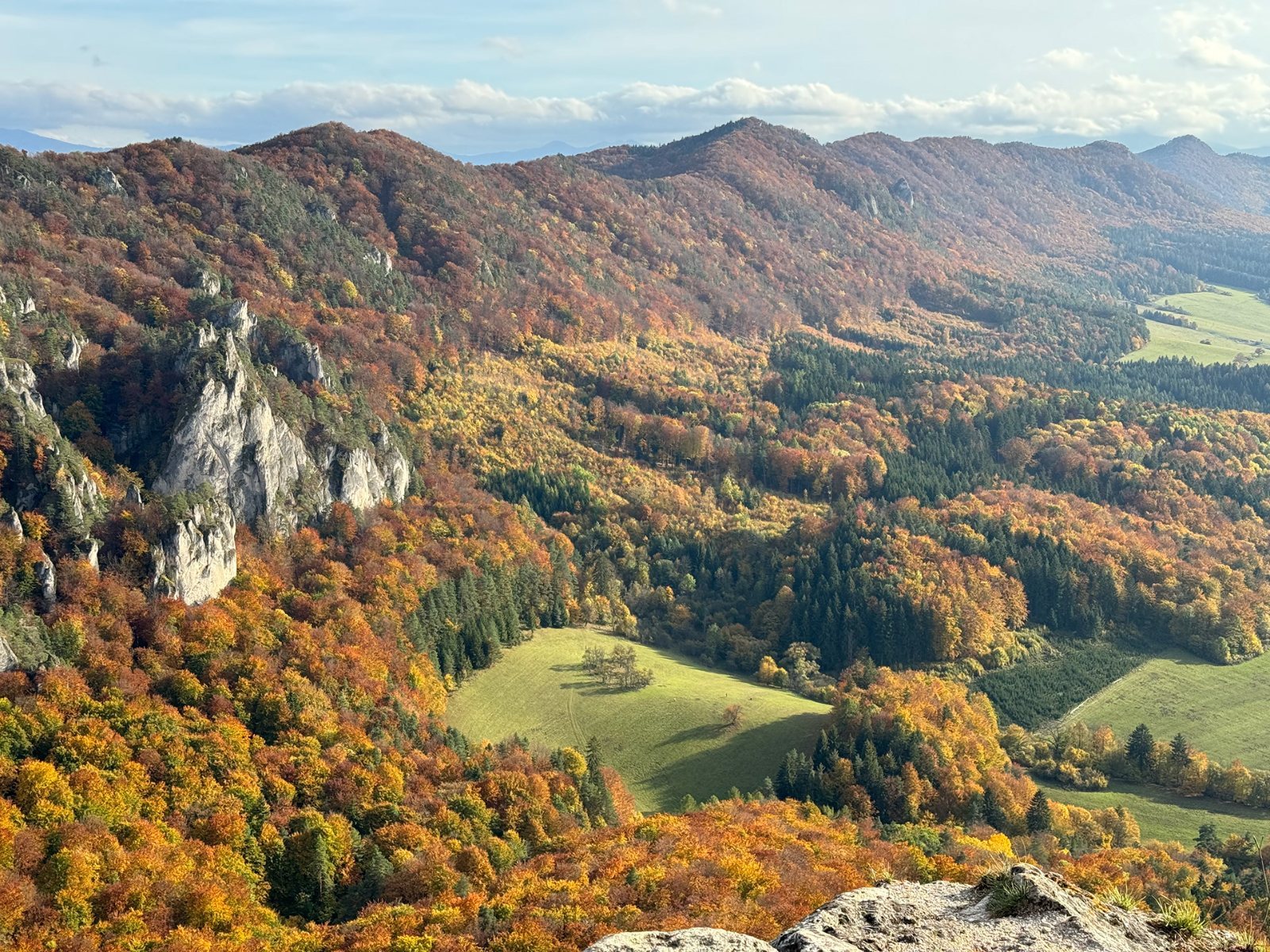 Súľovské vrchy na jeseň